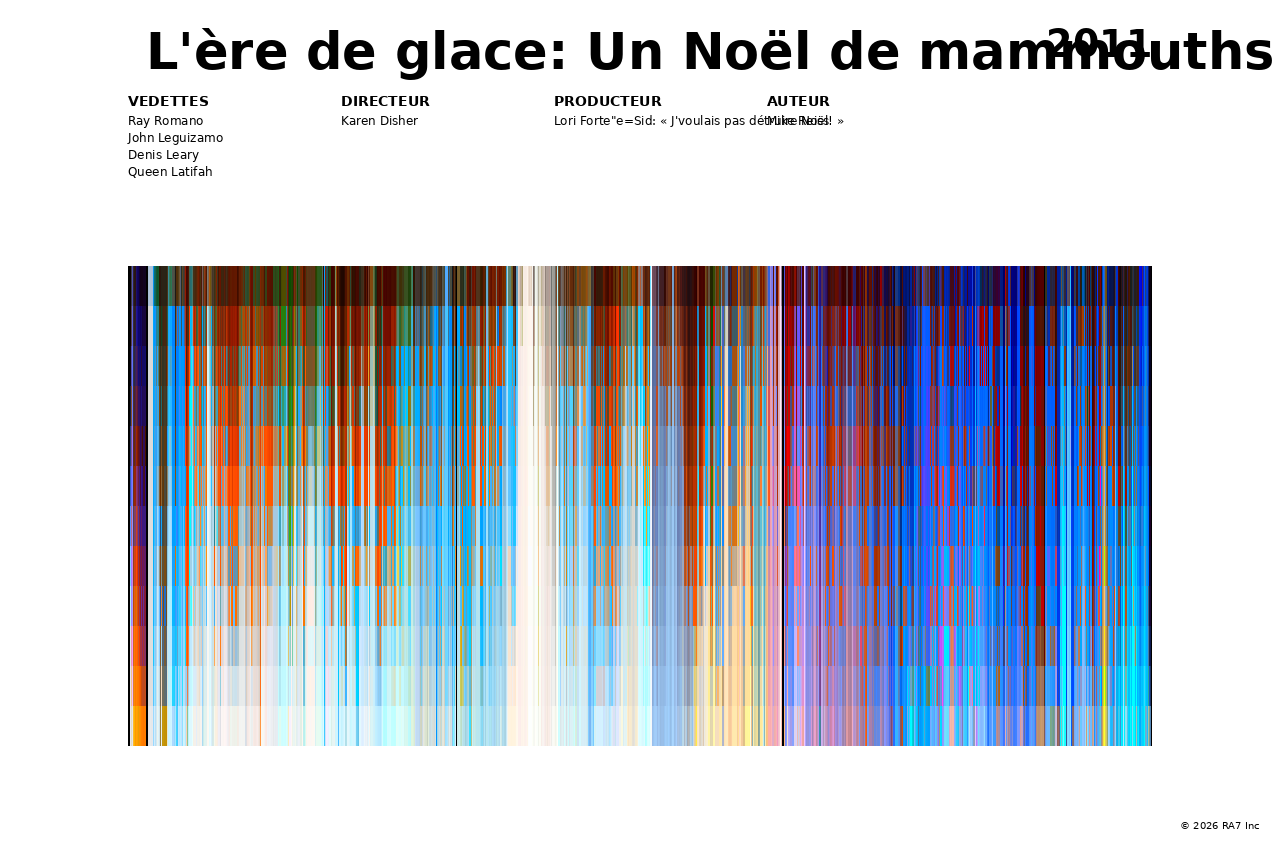Aperçu de l’affiche pour L'ère de glace: Un Noël de mammouths